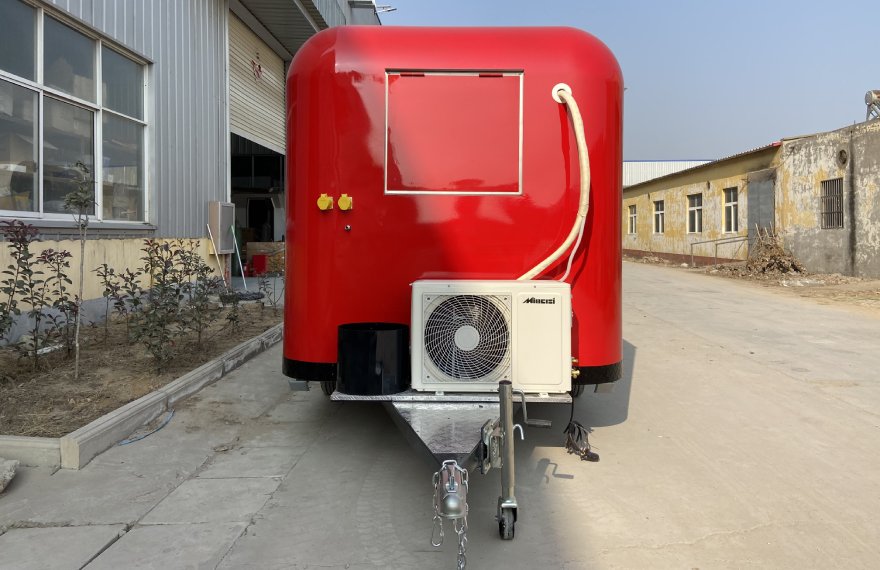 burger van for sale with an air conditioner